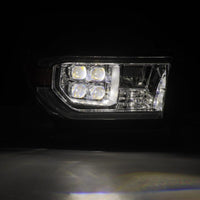 AlphaRex 07-13 Toyota Tundra / 08-17 Sequoia NOVA LED Proj HL Chrome w/Actv Light Seq. Sig + DRL - Burkken Auto Parts