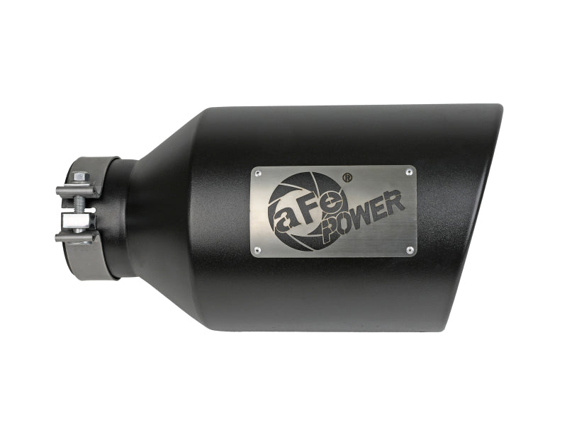 aFe Power MACH Force-Xp 409 Stainless Steel Clamp-on Exhaust Tip Black - Burkken Auto Parts