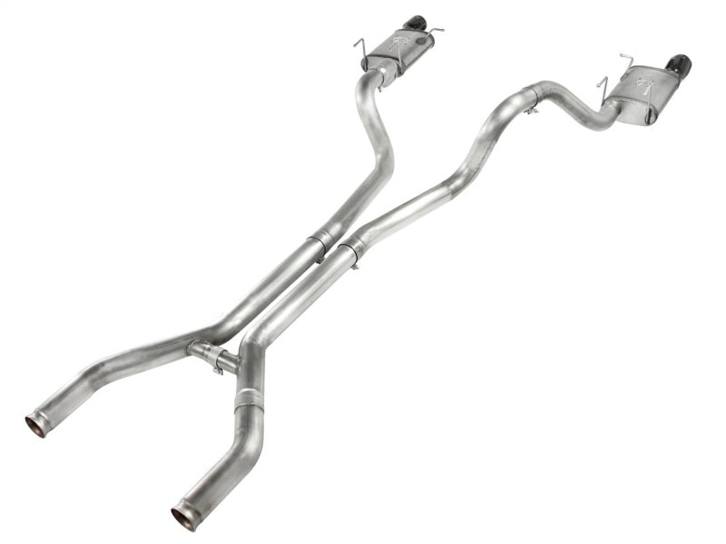 aFe MACHForce XP Cat-Back Exhaust 3in SS w/ Black Tips 11-14 Ford Mustang GT V8 5.0L - Burkken Auto Parts