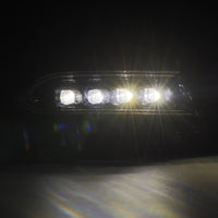 AlphaRex 15-23 Dodge Charger NOVA LED Proj Headlights Alpha-Blk w/Actv Light & Seq.Sig / SB DRL - Burkken Auto Parts