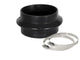 aFe Magnum FORCE Silicone Coupling Kit 4in ID x 2-1/2in L Straight Bellow-Coupler - Black - Burkken Auto Parts