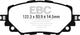 EBC 2016+ Mazda Miata MX-5 / 17-20 Fiat 124 Spider Greenstuff Front Brake Pads - Burkken Auto Parts