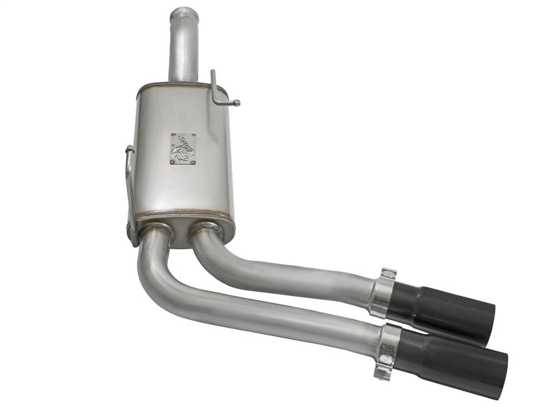 aFe Rebel Series CB Middle-Side Exit SS Exhaust w/ Black Tips 09-16 GM Silverado/Sierra V6/V8 - Burkken Auto Parts