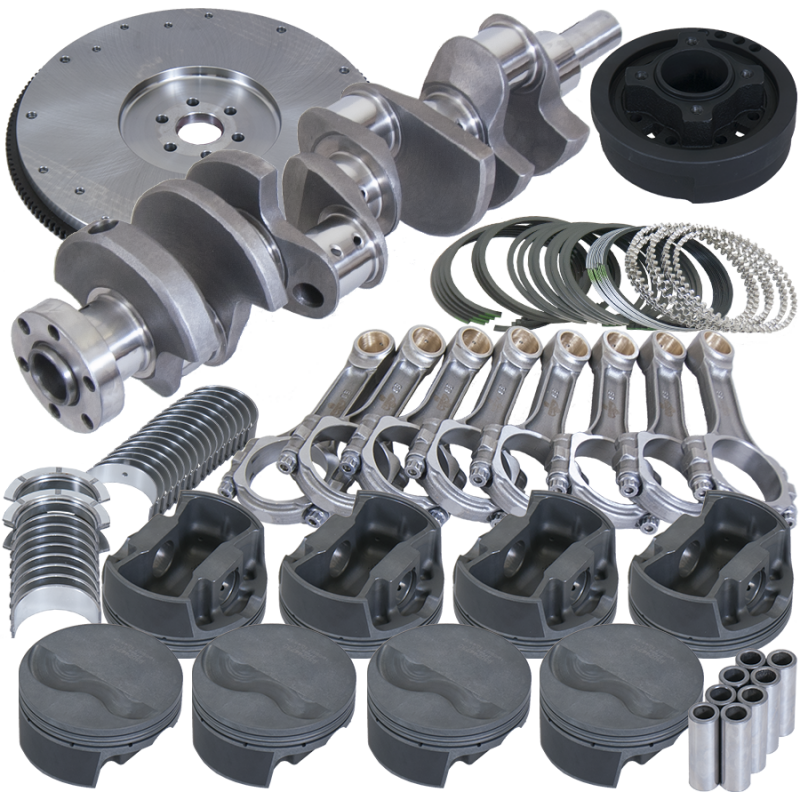 Eagle Ford 302 3.400in Crank 5.400in I-Beam Rods 4.040in Pistons 164 Tooth FW Balanced Assembly - Burkken Auto Parts