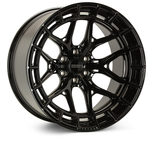 Vossen HFX-6 22x10 - 6x139.7 - ET-18 - Super Deep - 106.1 - Gloss Black Wheel
