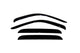 AVS 00-04 Dodge Dakota Crew Cab Ventvisor Outside Mount Window Deflectors 4pc - Smoke - Burkken Auto Parts