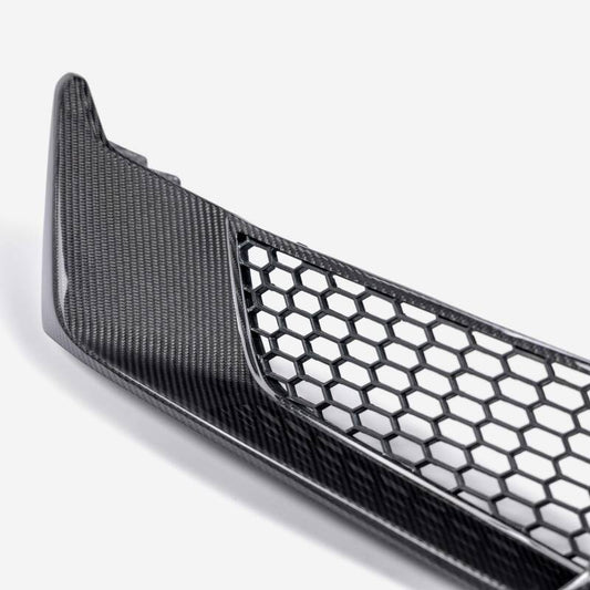Anderson Composites 2024 Ford Mustang Dark Horse Carbon Fiber Front Bumper Inserts - Burkken Auto Parts