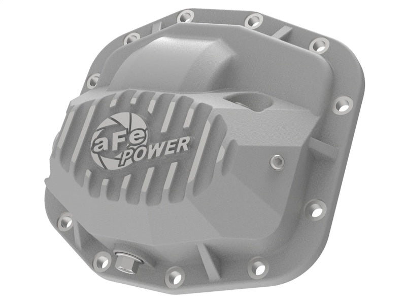 aFe Street Series Front Differential Cover Raw 2018+ Jeep Wrangler (JL) V6 3.6L (Dana M186) - Burkken Auto Parts