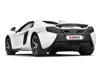 Akrapovic 14-17 McLaren 650S/650S Spyder Slip-On Line (Titanium) w/ Carbon Tips - Burkken Auto Parts