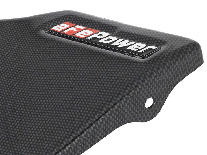 aFe MagnumFORCE Stage-2 Intake System Carbon Fiber Cover 15-17 MINI Cooper S (F55/F56) L4-2.0L (t) - Burkken Auto Parts