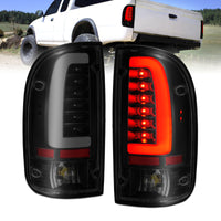 ANZO 1995-2000 Toyota Tacoma LED Taillights Black Housing Smoke Lens (Pair) - Burkken Auto Parts