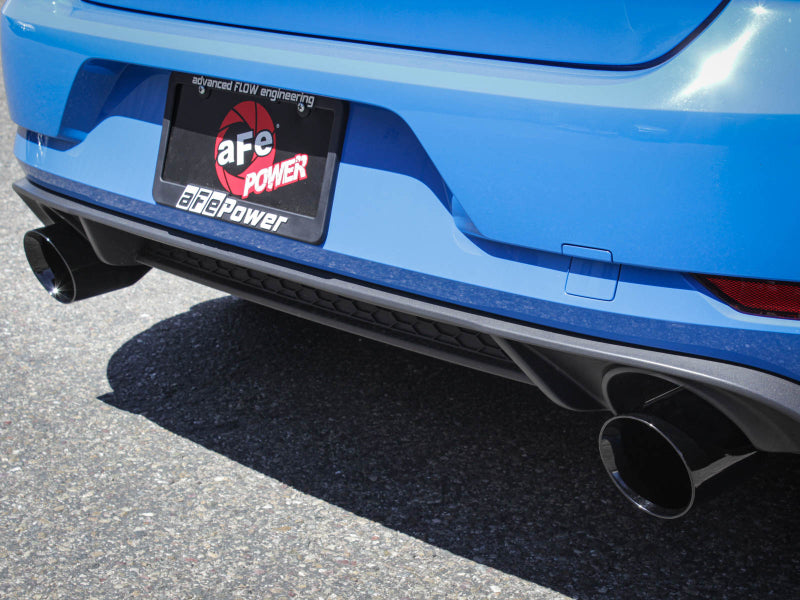 aFe MACHForce XP 3in-2.5in SS Exhaust Cat-Back 18-19 Volkswagen GTI (MK7.5) L4-2.0L (t) - Black - Burkken Auto Parts