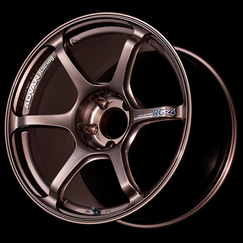 Advan RG-4 18x11.0 / +15 Offset / 5x114.3 / 73mm Bore / Racing Copper Bronze - Burkken Auto Parts