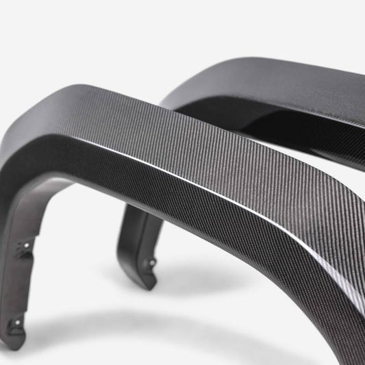 Seibon 2024 Toyota Tacoma TRD PRO Rear Carbon Fiber Fender Flares - Burkken Auto Parts