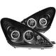 ANZO 2002-2003 Lexus Es300 Projector Headlights w/ Halo Black - Burkken Auto Parts