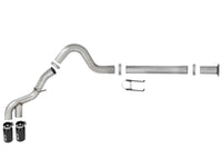aFe Power 11-14 Ford F250/F350 6.7L Diesel Rebel XD 4in 409 SS DPF-Back Exhaust System - Black Tips - Burkken Auto Parts