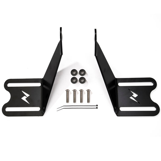 ANZO 2007-2015 Jeep Wrangler 20in - 24in inch LED Bar Hood Mounting Brackets - Burkken Auto Parts