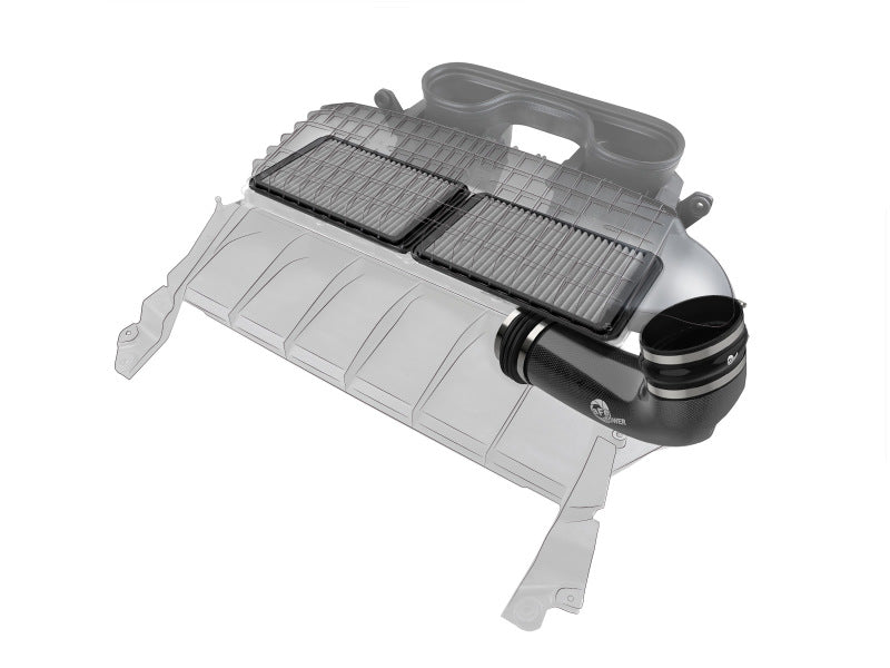aFe Super Stock Carbon Fiber Pro Dry S Induction System 2021 RAM 1500 TRX V8-6.2L SC - Burkken Auto Parts