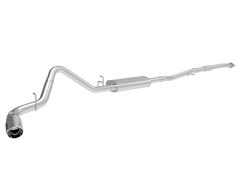 afe Apollo GT Series 19-20 GM 1500 2.7L (t) 409 SS CB Exhaust System w/Polished Tip - Burkken Auto Parts