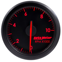 Autometer Airdrive 2-1/6in Tachometer Gauge 0-10K RMP - Black - Burkken Auto Parts