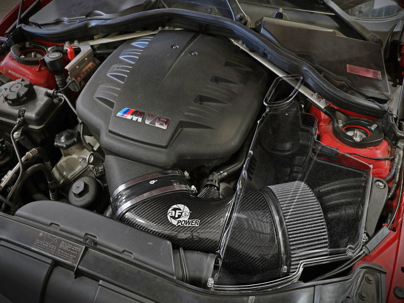 aFe MagnumFORCE Carbon Fiber Air Intake System Stage-2 Pro DRY S 08-13 BMW M3 (E9X) V8 4.0L - Burkken Auto Parts