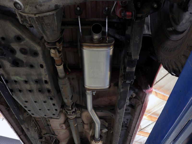 aFe ROCK BASHER 2.5in 409 SS Cat-Back Exhaust - 99-04 Toyota Tacoma L4-2.4L / V6-3.4L - Burkken Auto Parts