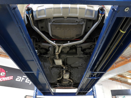 aFe MACH Force-Xp 13-16 Audi Allroad L4 SS Cat-Back Exhaust w/ Carbon Tips