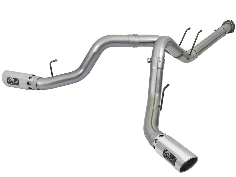 aFe POWER 4in DPF-Back SS Exhaust System 2017 Ford Diesel Trucks V8-6.7L (td) - Burkken Auto Parts