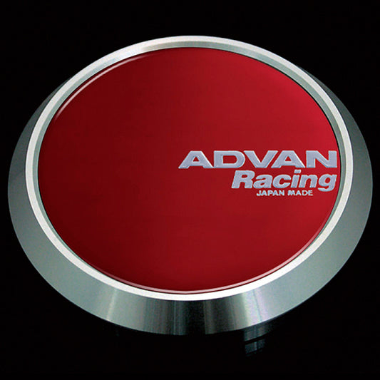 Advan 63mm Flat Centercap - Candy Red - Burkken Auto Parts