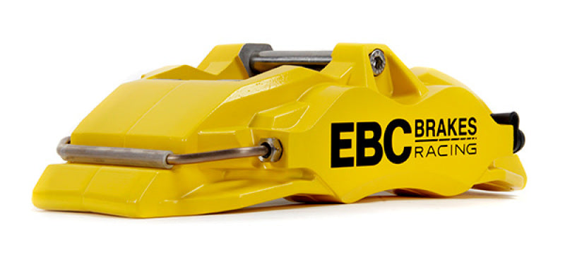 EBC Racing 13-22 Volkswagen Golf GTI MK7/MK8 2.0T Yellow Apollo-6 Front Right Caliper - Burkken Auto Parts