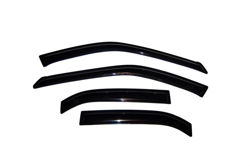 AVS 97-01 Mitsubishi Mirage Ventvisor Outside Mount Window Deflectors 4pc - Smoke - Burkken Auto Parts