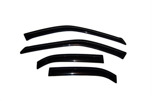 AVS 97-01 Mitsubishi Mirage Ventvisor Outside Mount Window Deflectors 4pc - Smoke - Burkken Auto Parts