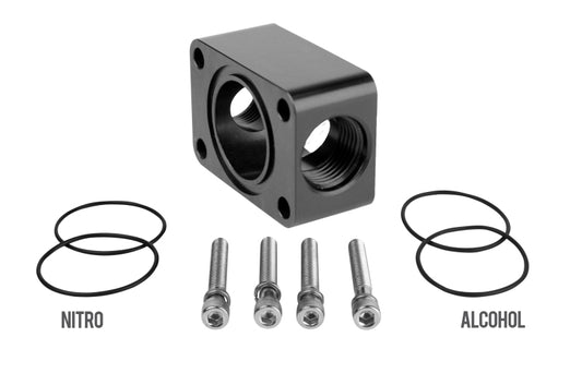 Aeromotive Spur Gear Pump Distribution Block - 2x AN-10 - Burkken Auto Parts