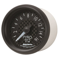 Autometer GT Series 52mm Full Sweep Electronic 0-1600 Deg F EGT/Pyrometer Gauge - Burkken Auto Parts