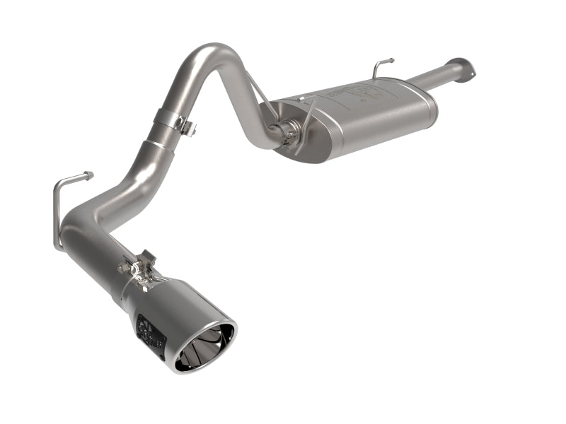 aFe 16-22 Toyota Tacoma Apollo GT Series 2.5in. - 3in. 409 SS Cat-Back Exhaust w/ Polished Tip - Burkken Auto Parts