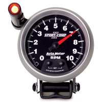 Autometer Sport-Comp II Quick Lite 3 3/4in 10K RPM Pedestal Tachometer - Burkken Auto Parts