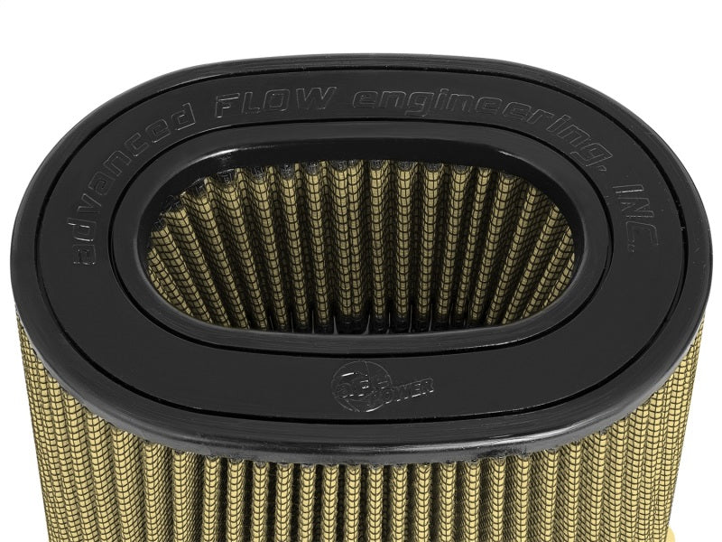 aFe Momentum Intake Rep Air Filter w/PG7 Media-3in F (Dual) x (8.25x6.25)in B x (7.25x5)in T x 9in H - Burkken Auto Parts