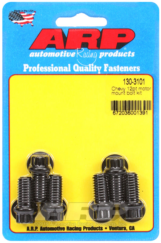 ARP Chevy 12pt Motor Mount Bolt Kit - Burkken Auto Parts