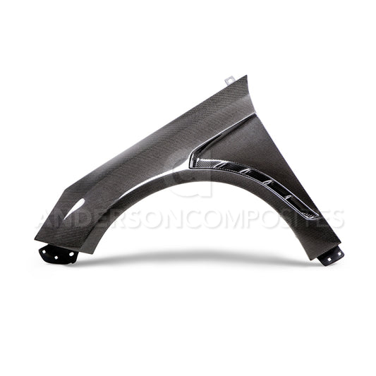 Anderson Composites 2016+ Focus Type-GR Vented Carbon Fiber Fenders .04in Wider (Pair) - Burkken Auto Parts