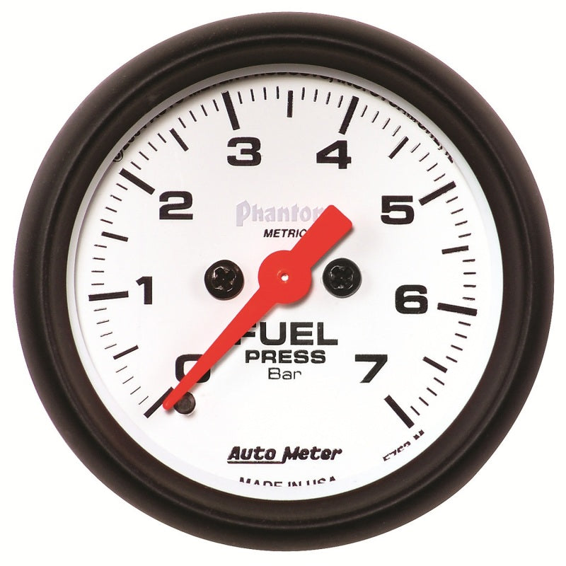 AutoMeter Gauge Fuel Pressure 2-1/16in. 7Bar Digital Stepper Motor Phantom - Burkken Auto Parts