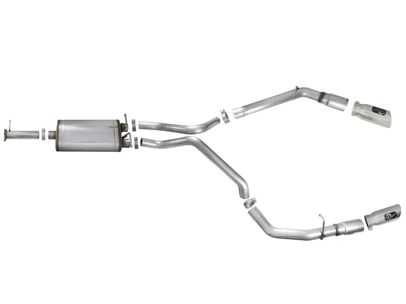 aFe MACH Force-Xp 3in 409 SS Cat-Back Exhaust 2019 RAM 1500 V8-5.7L w/ Polished Tip - Burkken Auto Parts
