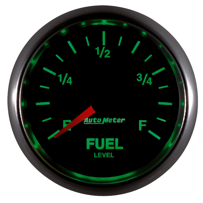 Autometer GS 2 1/16in. 0-280 Ohms Fuel Level Gauge - Stepper Motor - Burkken Auto Parts