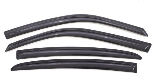 AVS 11-18 Dodge Charger Ventvisor Outside Mount Window Deflectors 4pc - Smoke - Burkken Auto Parts