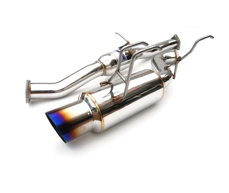 Invidia 02-07 WRX/STi 76mm N1 RACING Titanium Tip Cat-back Exhaust - Burkken Auto Parts