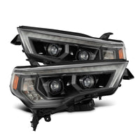 AlphaRex 14-20 Toyota 4Runner LUXX LED Proj Headlights Black w/Activ Light/Seq Signal/DRL - Burkken Auto Parts