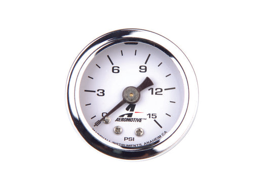 Aeromotive 0-15 PSI Fuel Pressure Gauge - Burkken Auto Parts
