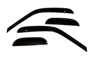 AVS 97-03 Ford F-150 Supercab Ventvisor Outside Mount Window Deflectors 4pc - Smoke - Burkken Auto Parts