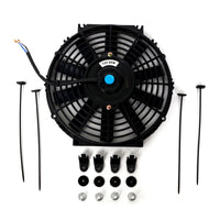 BLOX Racing 10inch Electric Slim Fan - Black - Burkken Auto Parts