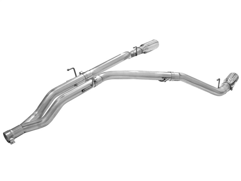 aFe MACHForce XP DPF-Back Exhaust 3in SS w/ 5in Polished Tips 2014 Dodge Ram 1500 V6 3.0L EcoDiesel - Burkken Auto Parts