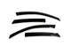 AVS 08-11 Ford Focus Ventvisor Outside Mount Window Deflectors 4pc - Smoke - Burkken Auto Parts